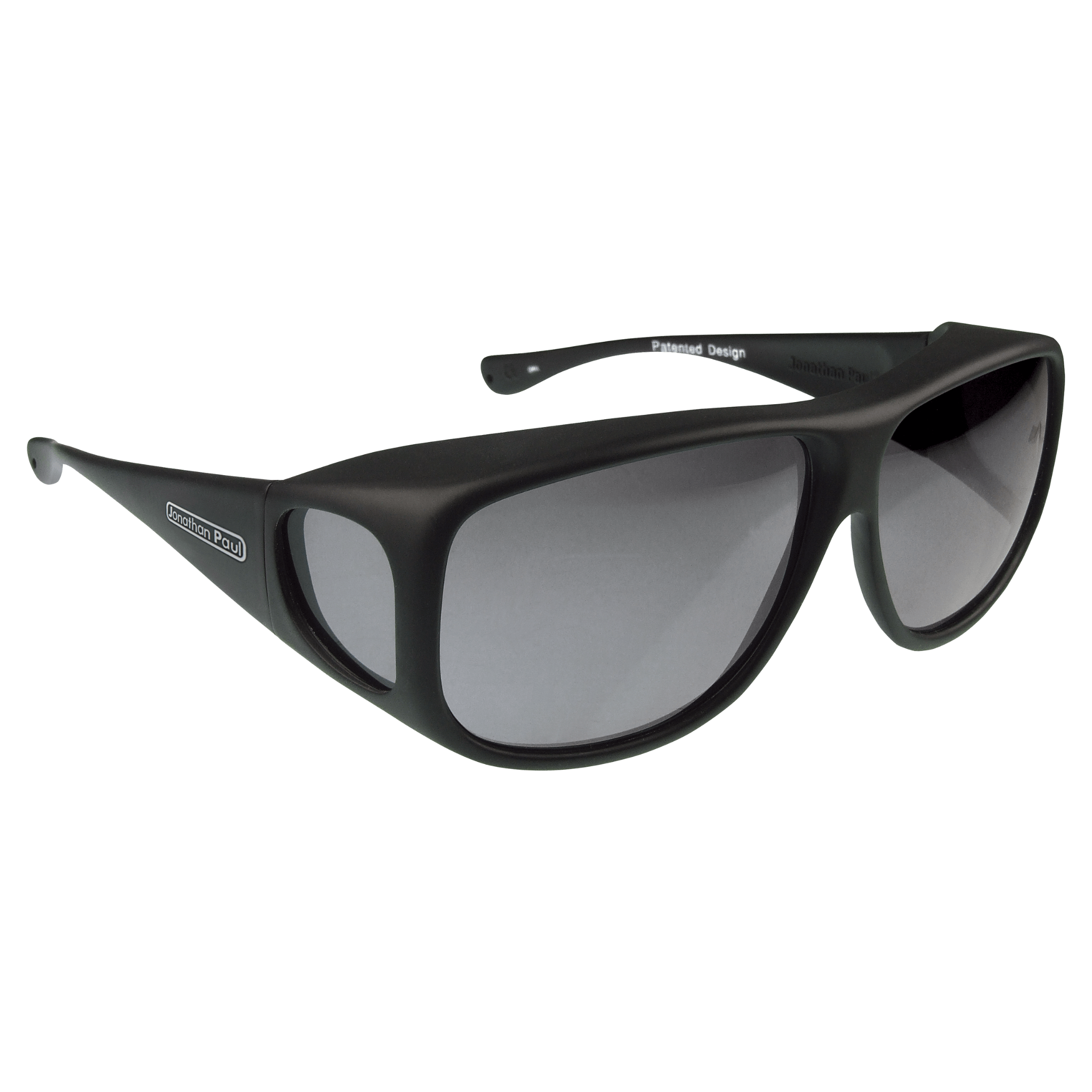 Fitover Sunglasses Aviator Matte Black Grey Lens