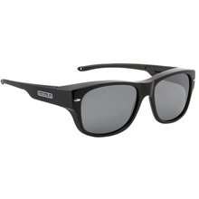 Load image into Gallery viewer, Fitover Sunglasses 'Cool Classic' Black - Grey Lens