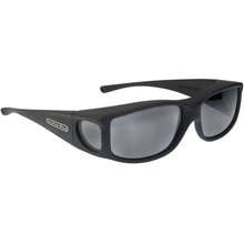 Load image into Gallery viewer, Fitover Sunglasses 'Jett' Matte Black - Grey Lens