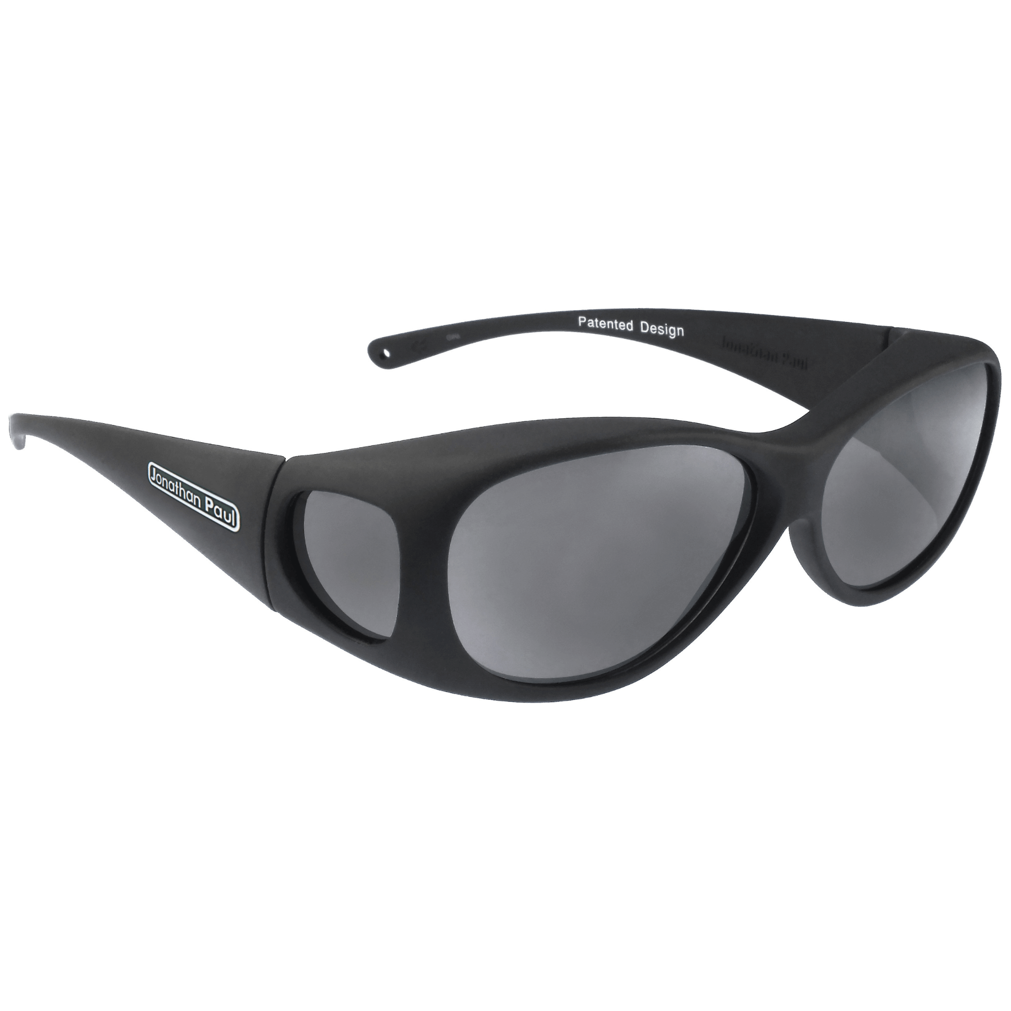 Fitover Sunglasses 'Lotus' Matte Black Grey Lens