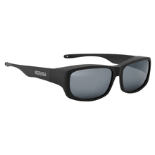 Load image into Gallery viewer, Fitover Sunglasses 'Pandera' Matte Black - Grey Lens