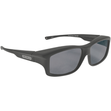 Load image into Gallery viewer, Fitover Sunglasses 'Yamba' Satin Black - Grey Lens