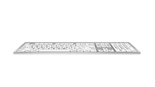 Load image into Gallery viewer, Mac Large Print ALBA Keyboard (Black on White)