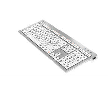 Load image into Gallery viewer, Mac Large Print ALBA Keyboard (Black on White)
