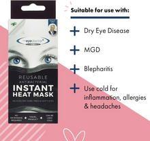 Load image into Gallery viewer, The Eye Doctor Click & Go Instant Heat Mask