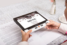 Load image into Gallery viewer, Clover 10 HD electronic magnifier with a writing/reading stand