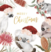 Load image into Gallery viewer, Aussie Santa Animals
