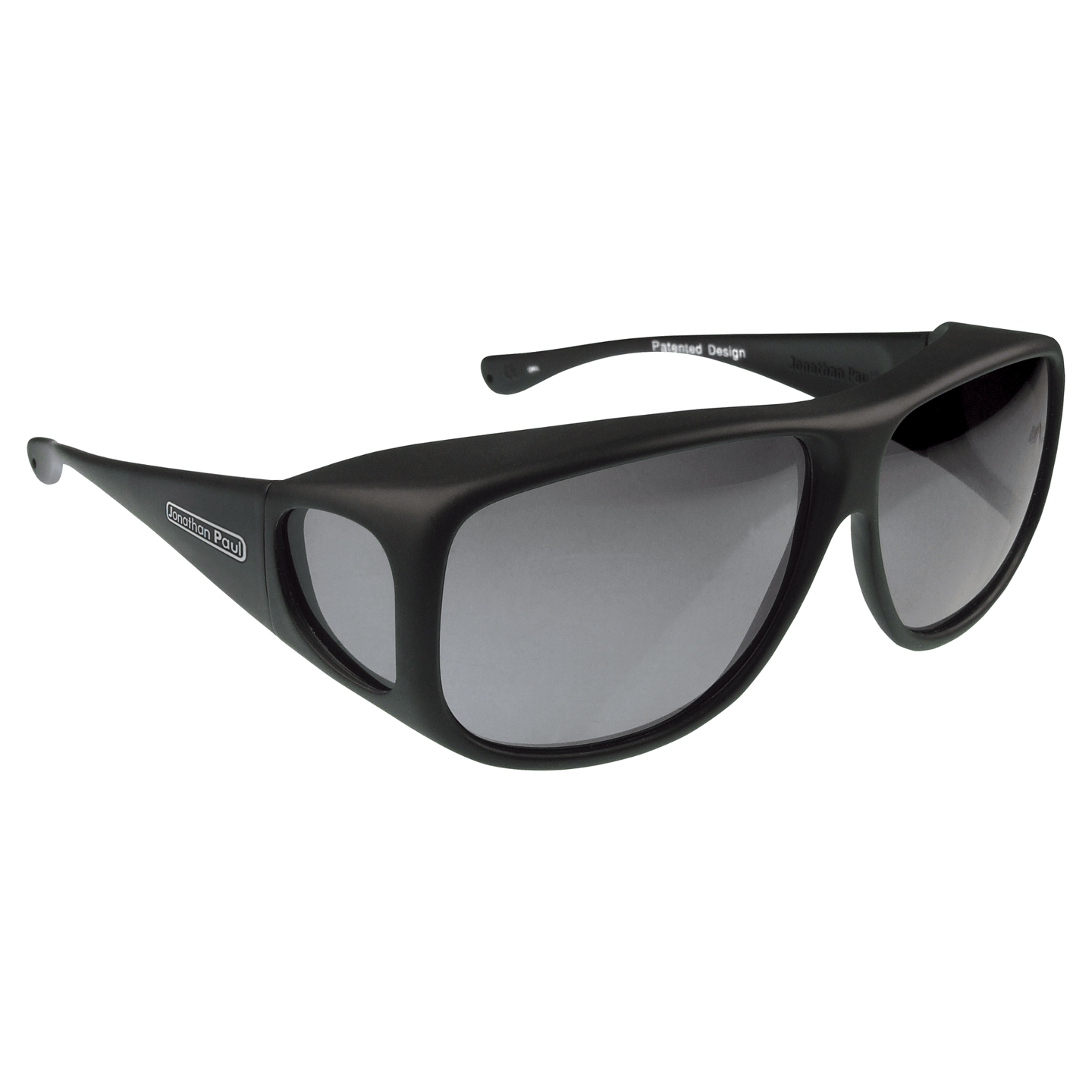 Fitover Sunglasses 'Aviator' Matte Black Grey Lens
