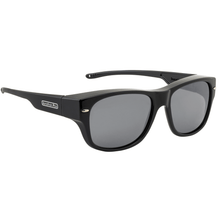 Load image into Gallery viewer, Fitover Sunglasses &#39;Cool Classic&#39; Black - Grey Lens
