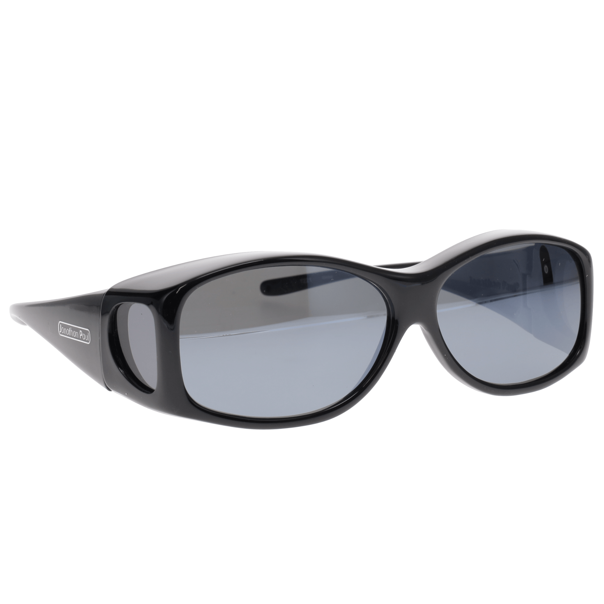 Fitovers Eyewear Small Glides Sunglasses - Midnight Oil, Polarvue Grey Lenses For Over Prescription Glasses