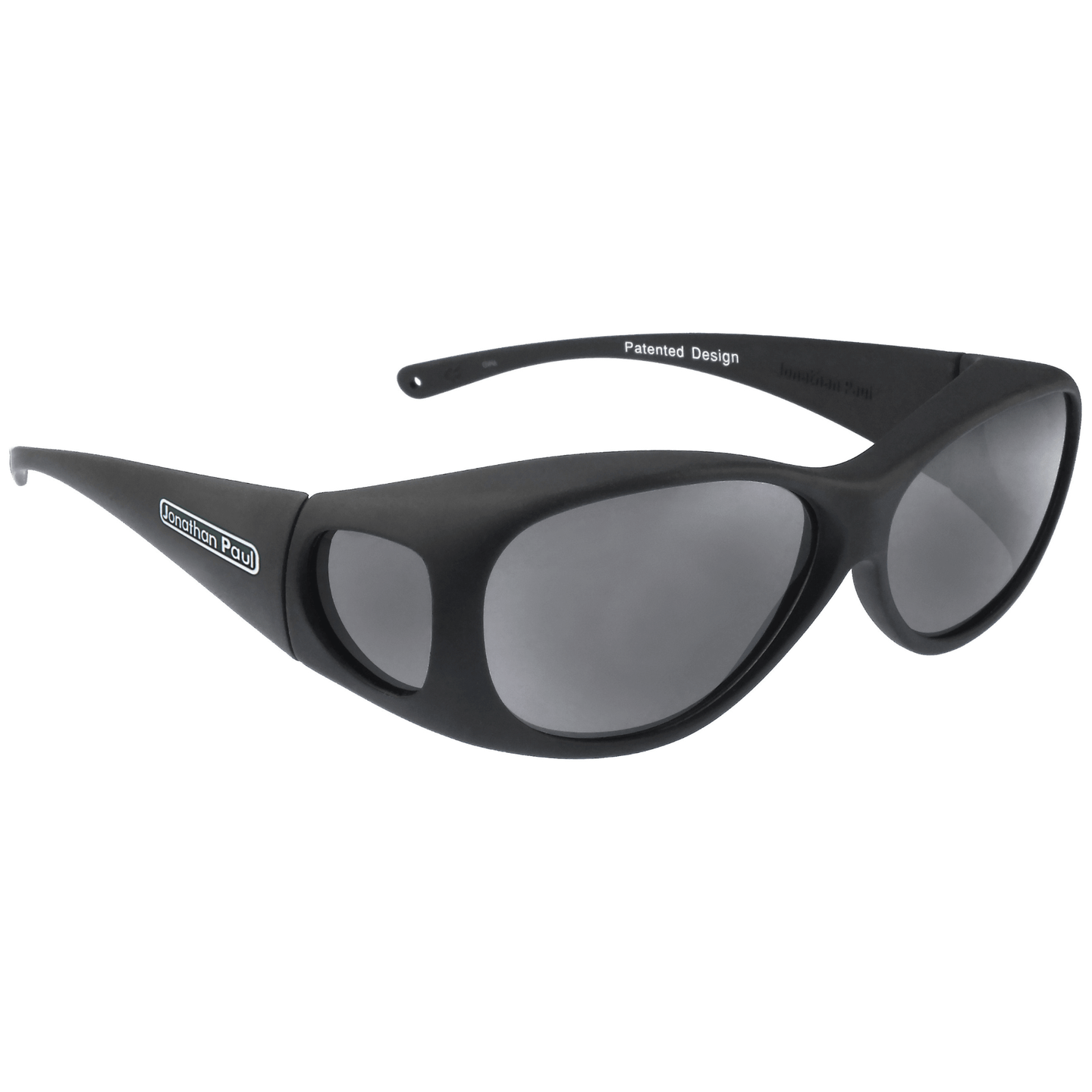 Fitover Sunglasses 'Lotus' Matte Black - Grey Lens