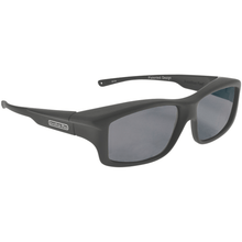 Load image into Gallery viewer, Fitover Sunglasses &#39;Yamba&#39; Satin Black - Grey Lens
