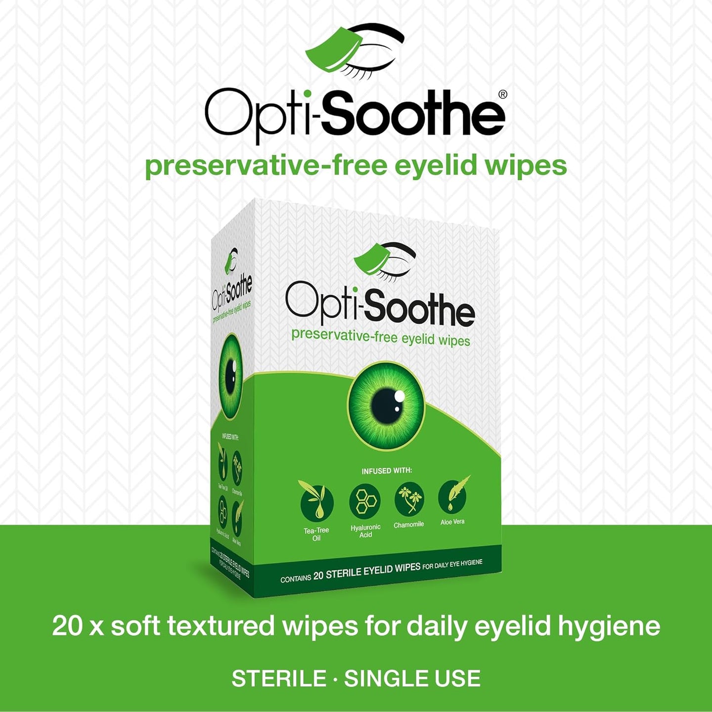 Opti-Soothe Preservative-free Eyelid Wipes