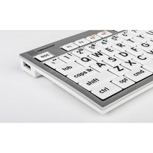 Load image into Gallery viewer, Mac Large Print ALBA Keyboard (Black on White)
