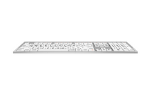 Load image into Gallery viewer, Mac Large Print ALBA Keyboard (Black on White)
